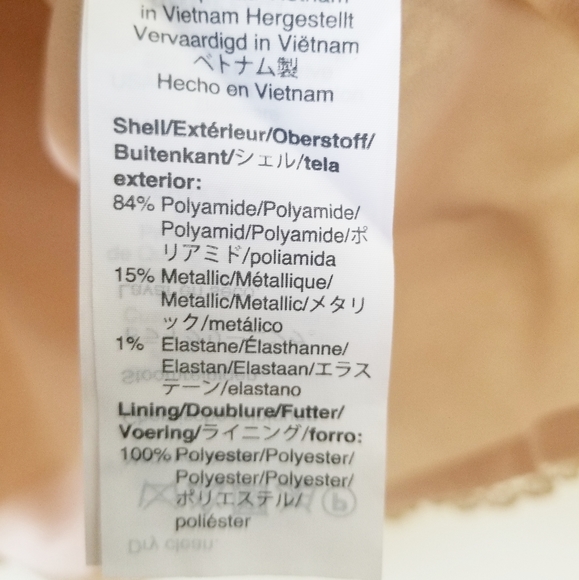 J CREW Tie Neck Top in Metallic Lace Size Medium - Picture 10 of 10